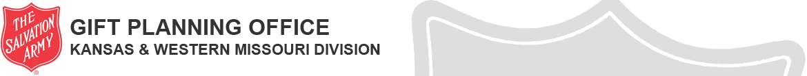 The Salvation Gift Planning Office - Kansas & Western Missouri Division